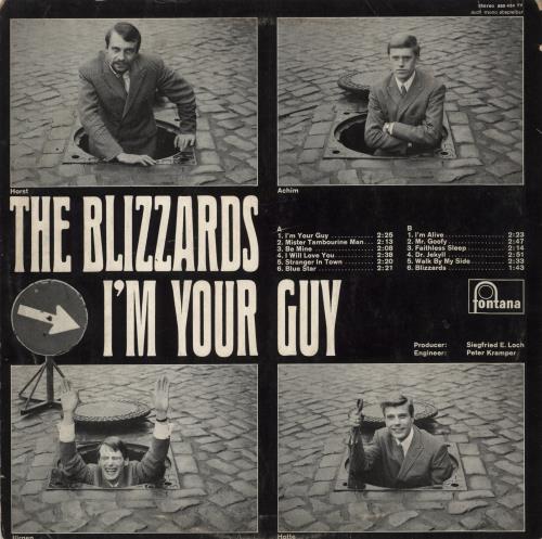The Blizzards I'm Your Guy vinyl LP album (LP record) German 96FLPIM881879