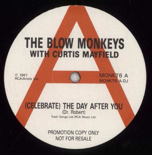 The Blow Monkeys (Celebrate) The Day - A-Label 12" vinyl single (12 inch record / Maxi-single) UK BLM12CE116259