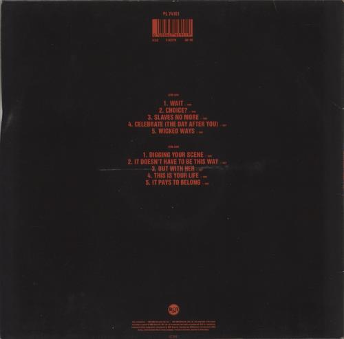 The Blow Monkeys Choices vinyl LP album (LP record) UK BLMLPCH102694