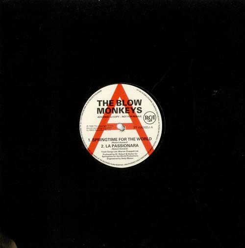The Blow Monkeys Springtime For The World 12" vinyl single (12 inch record / Maxi-single) UK BLM12SP192085