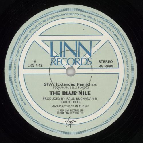 The Blue Nile Stay 12" vinyl single (12 inch record / Maxi-single) UK NIL12ST108798