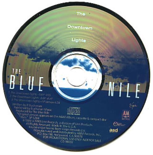 The Blue Nile The Downtown Lights CD single (CD5 / 5") US NILC5TH123667