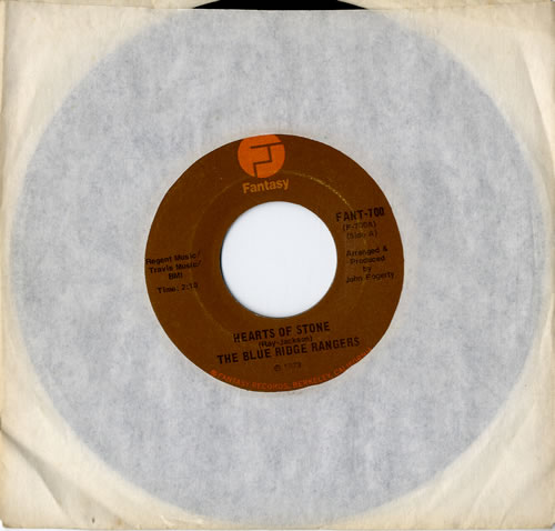 The Blue Ridge Rangers Hearts Of Stone 7" vinyl single (7 inch record / 45) US UIR07HE547824