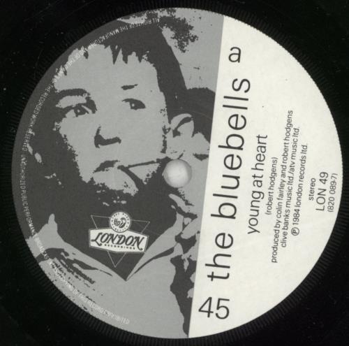 The Bluebells Young At Heart - B&W P/S 7" vinyl single (7 inch record / 45) UK BBL07YO409166