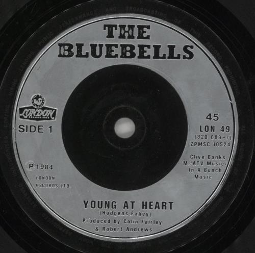 The Bluebells Young At Heart 7" vinyl single (7 inch record / 45) UK BBL07YO110055