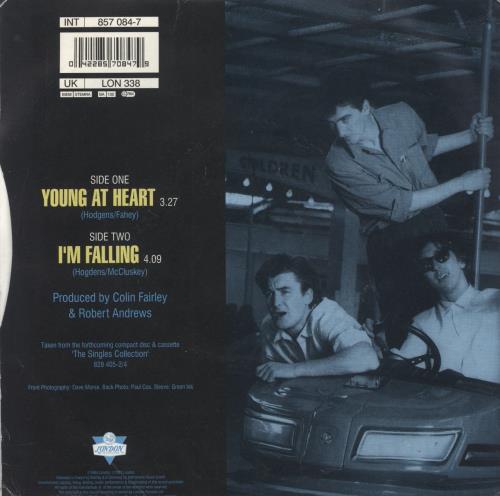 The Bluebells Young At Heart 7" vinyl single (7 inch record / 45) UK BBL07YO110055