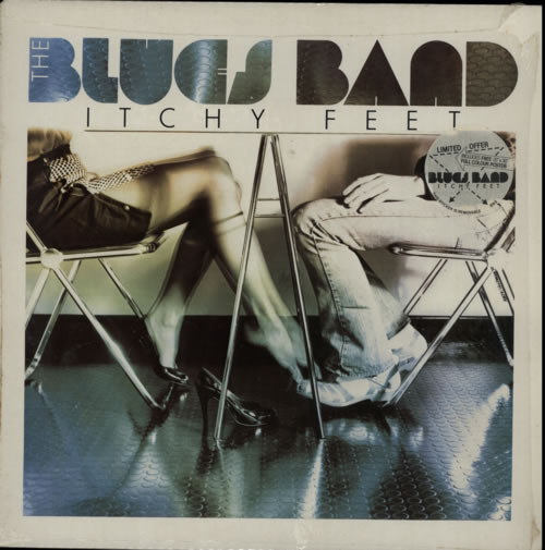 The Blues Band Itchy Feet + Poster vinyl LP album (LP record) UK B-NLPIT585690