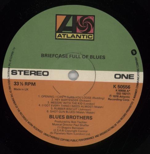 The Blues Brothers Briefcase Full Of Blues vinyl LP album (LP record) UK BLULPBR603559