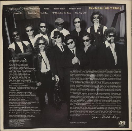 The Blues Brothers Briefcase Full Of Blues vinyl LP album (LP record) UK BLULPBR603559