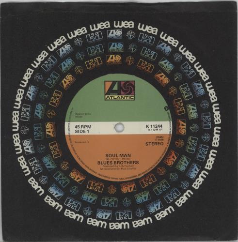 The Blues Brothers Soul Man 7" vinyl single (7 inch record / 45) UK BLU07SO637129