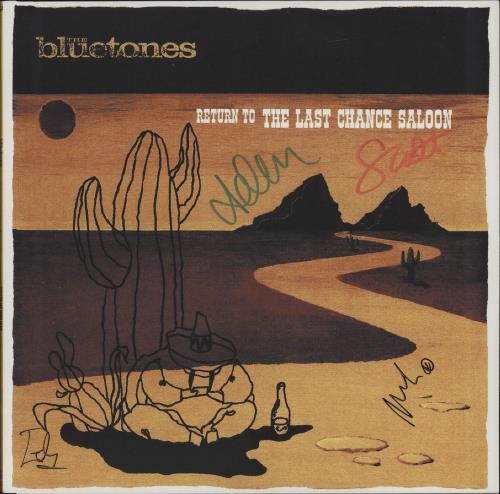 The Bluetones Return To The Last Chance Saloon - Autographed vinyl LP album (LP record) UK BTOLPRE660494