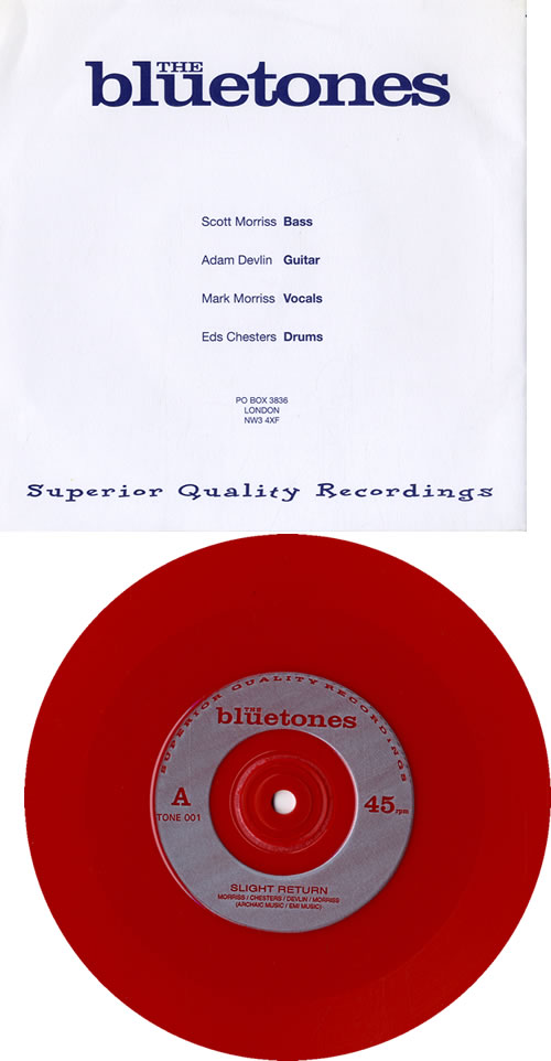 The Bluetones Slight Return - Red Vinyl 7" vinyl single (7 inch record / 45) Japanese BTO07SL82237