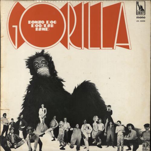 The Bonzo Dog Doo Dah Band Gorilla  - VG vinyl LP album (LP record) UK BDBLPGO794042