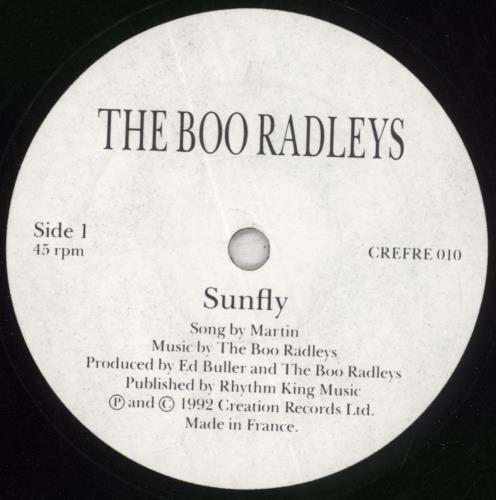 The Boo Radleys Sunfly 7" vinyl single (7 inch record / 45) French BOR07SU53485