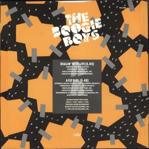 The Boogie Boys Dealin' With Life 12" vinyl single (12 inch record / Maxi-single) UK W8J12DE735189