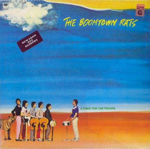 The Boomtown Rats A Tonic For The Troops - shrink vinyl LP album (LP record) US RATLPAT743148