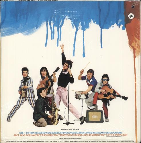 The Boomtown Rats A Tonic For The Troops - shrink vinyl LP album (LP record) US RATLPAT743148