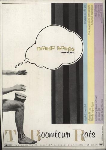 The Boomtown Rats Bongos Over Britain tour programme UK RATTRBO345669