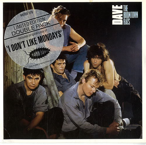 The Boomtown Rats Dave 7" vinyl single (7 inch record / 45) UK RAT07DA590811
