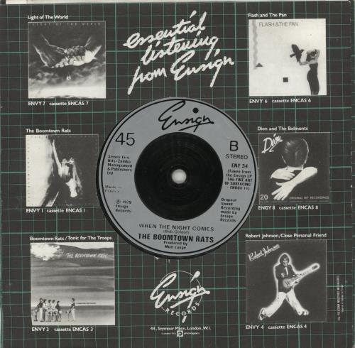 The Boomtown Rats Someone's Looking At You - Silver 7" vinyl single (7 inch record / 45) UK RAT07SO876453