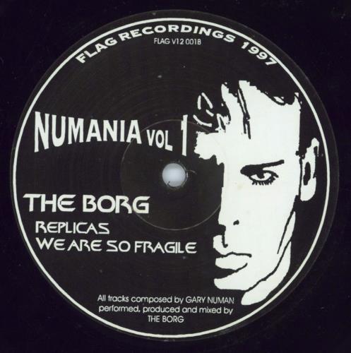 The Borg Numania Vol 1 12" vinyl single (12 inch record / Maxi-single) UK 5NM12NU805528