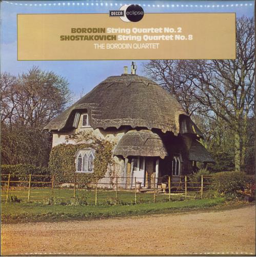 The Borodin String Quartet Borodin: String Quartet No. 2 / Shostakovich: String Quartet No. 8 vinyl LP album (LP record) UK 3R-LPBO804547