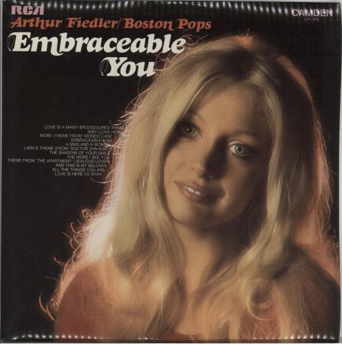 The Boston Pops Orchestra Embraceable You vinyl LP album (LP record) UK BP0LPEM765257