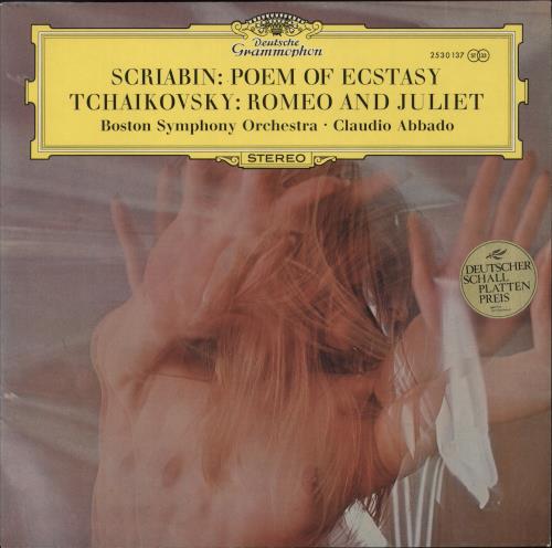 The Boston Symphony Orchestra Scriabin: Poem Of Ecstasy/ Tchaikovsky: Romeo And Juliet vinyl LP album (LP record) German XJ8LPSC723978