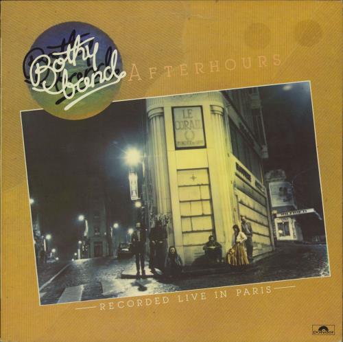 The Bothy Band Afterhours (Recorded Live In Paris) vinyl LP album (LP record) UK BOTLPAF788987
