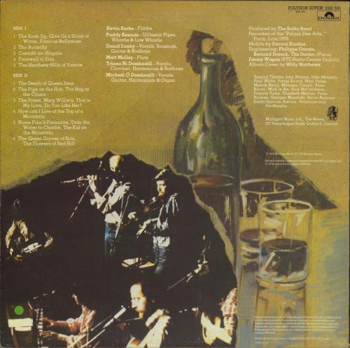 The Bothy Band Afterhours (Recorded Live In Paris) vinyl LP album (LP record) UK BOTLPAF788987