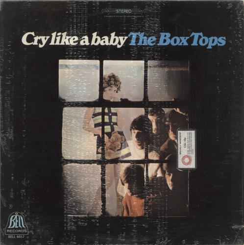 The Box Tops Cry Like A Baby - Deletion cut + Shrink vinyl LP album (LP record) US BXTLPCR871920