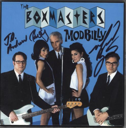 The Boxmasters Modbilly - Signed 2 CD album set (Double CD) US T7U2CMO740566