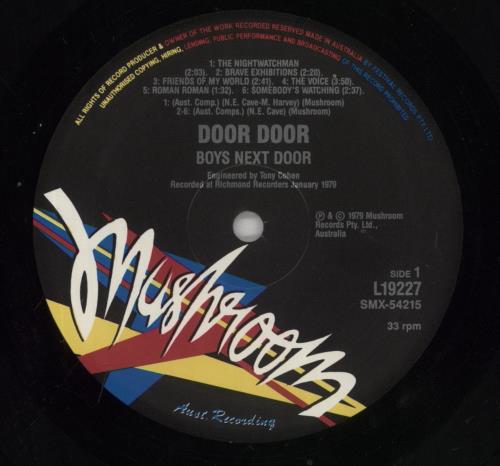 The Boys Next Door Door, Door vinyl LP album (LP record) Australian TC9LPDO863178