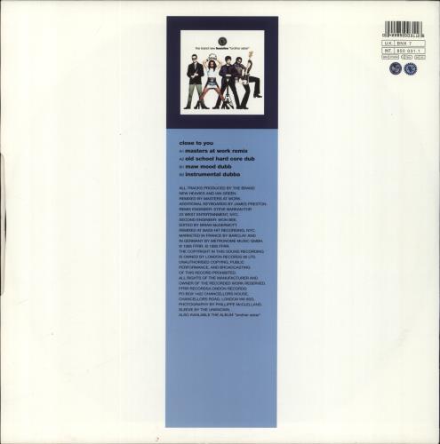 The Brand New Heavies Close To You 12" vinyl single (12 inch record / Maxi-single) UK BNH12CL85881