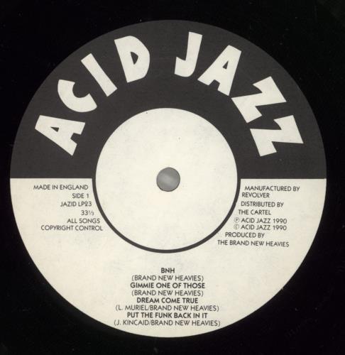 The Brand New Heavies The Brand New Heavies - 1st vinyl LP album (LP record) UK BNHLPTH553878