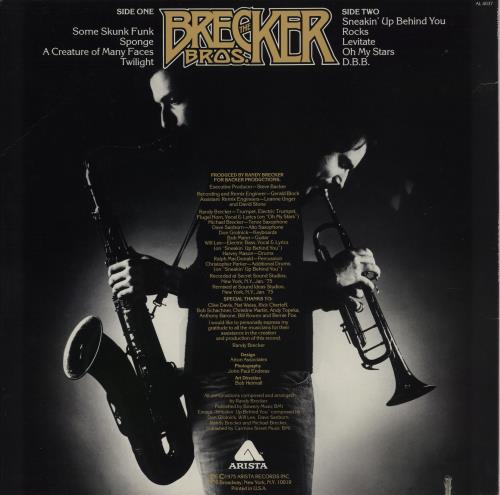 The Brecker Brothers The Brecker Bros vinyl LP album (LP record) US BB4LPTH726749