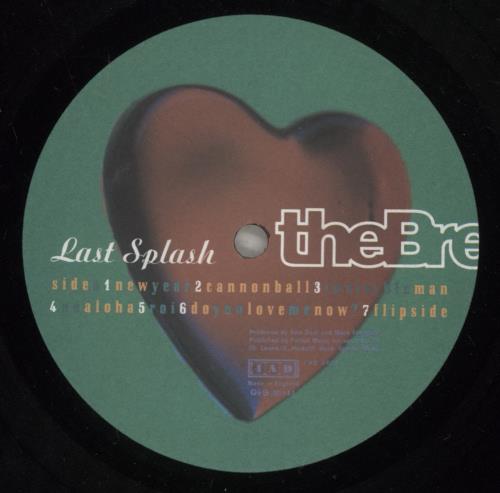 The Breeders Last Splash - EX vinyl LP album (LP record) UK BDELPLA887387