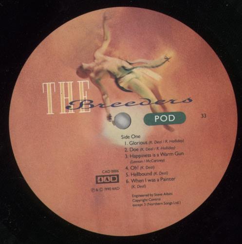 The Breeders Pod - EX vinyl LP album (LP record) UK BDELPPO591148