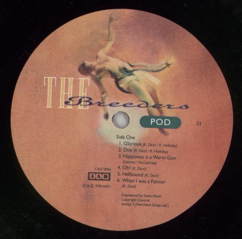The Breeders Pod - VG vinyl LP album (LP record) UK BDELPPO869602