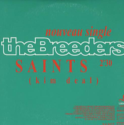 The Breeders Saints CD single (CD5 / 5") French BDEC5SA194738