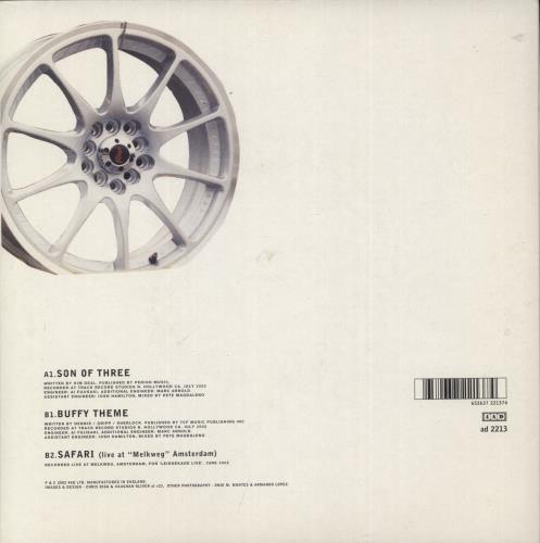 The Breeders Son Of Three 7" vinyl single (7 inch record / 45) UK BDE07SO222780