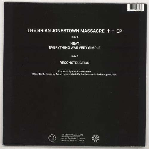 The Brian Jonestown Massacre + - EP 10" vinyl single (10 inch record) UK BJW10EP733456