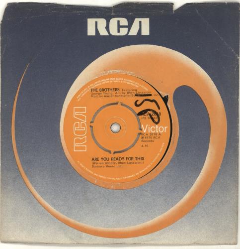 The Brothers (Soul/Funk) Are You Ready For This 7" vinyl single (7 inch record / 45) UK YQH07AR689571