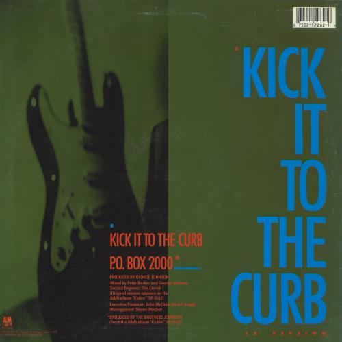 The Brothers Johnson Kick It To The Curb 12" vinyl single (12 inch record / Maxi-single) US B/J12KI816656