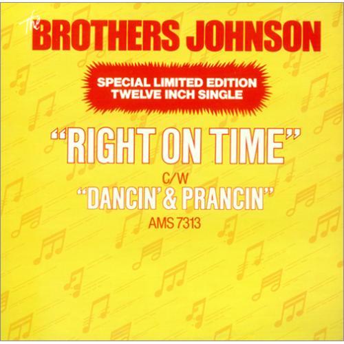 The Brothers Johnson Right On Time 12" vinyl single (12 inch record / Maxi-single) UK B/J12RI423223