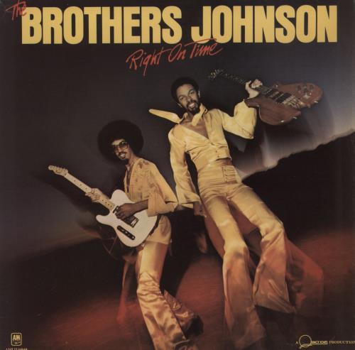 The Brothers Johnson Right On Time vinyl LP album (LP record) UK B/JLPRI868726