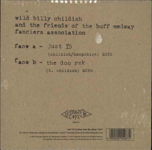 The Buff Medways Just 15 - Sealed 7" vinyl single (7 inch record / 45) UK BFA07JU269783