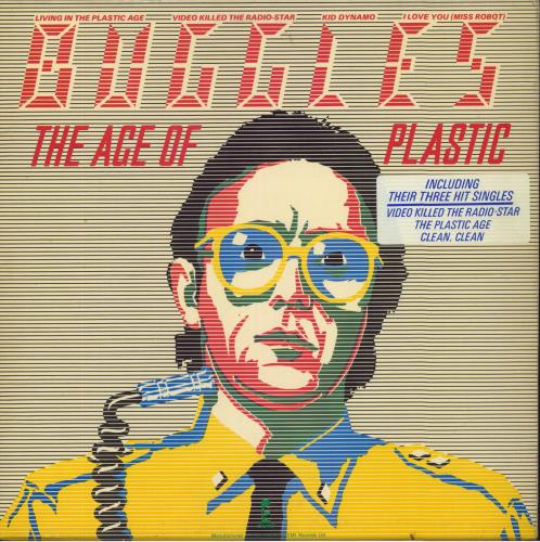 The Buggles The Age Of Plastic - Stickered sleeve vinyl LP album (LP record) UK BUGLPTH727134