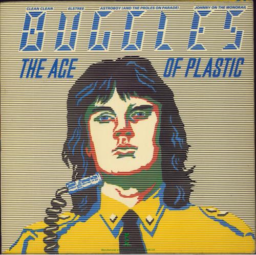 The Buggles The Age Of Plastic - Stickered sleeve vinyl LP album (LP record) UK BUGLPTH727134