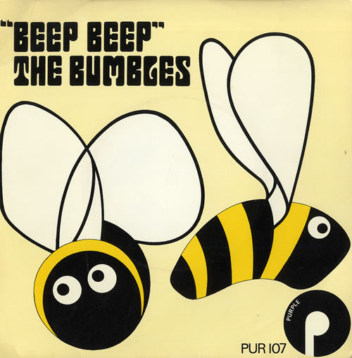 The Bumbles Beep Beep 7" vinyl single (7 inch record / 45) UK UBE07BE559456